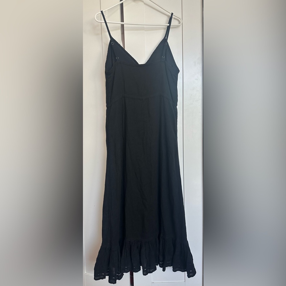 Rails Black High Low Ruffled Sundress Size M - image 3